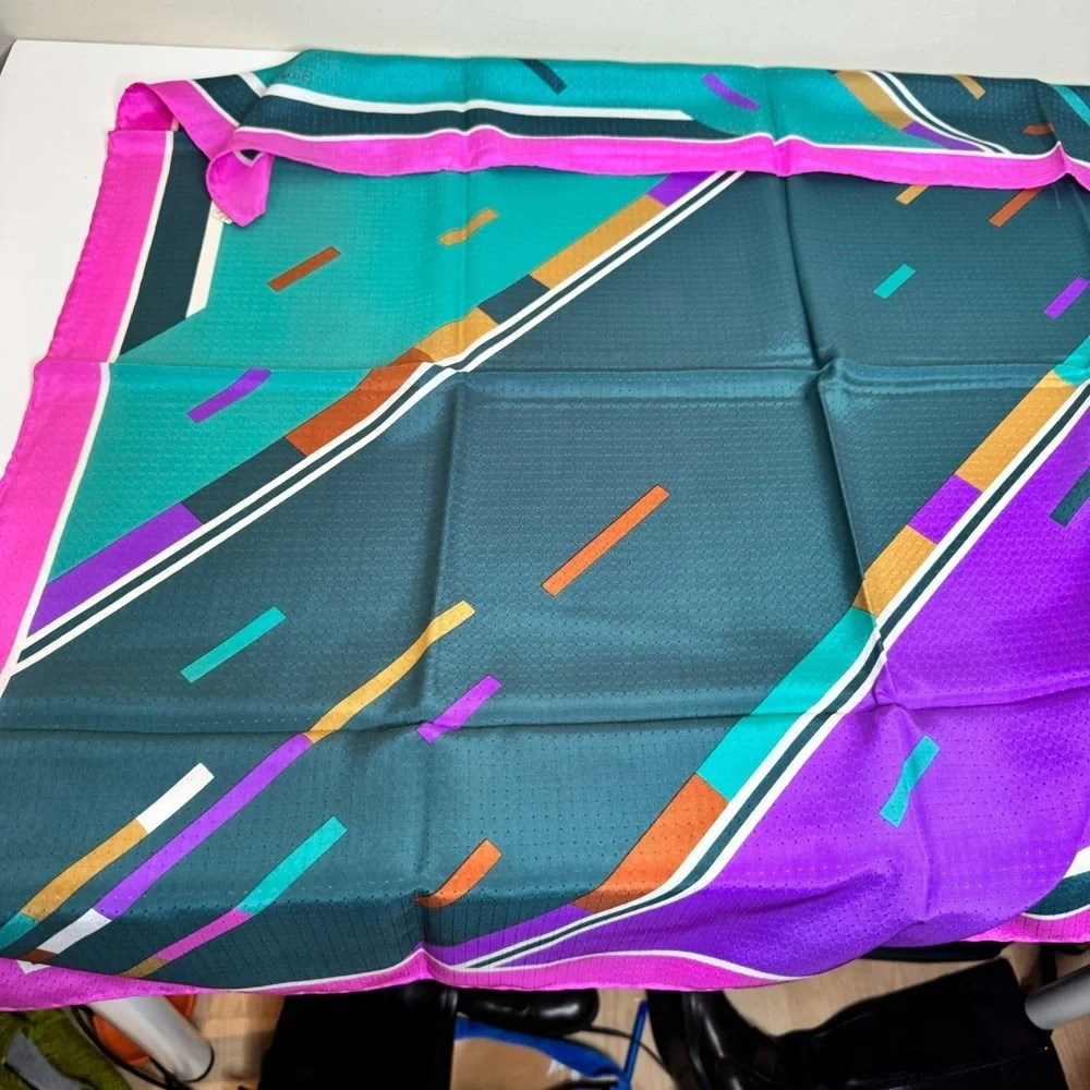 BAYRON MILANO LARGE Silk Scarf In MADE IN ITALY